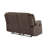 Transitional Microfiber Fabric Upholstered Loveseat-1707530428