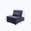 Pouf en velours 70,90 po de largeur-111271000