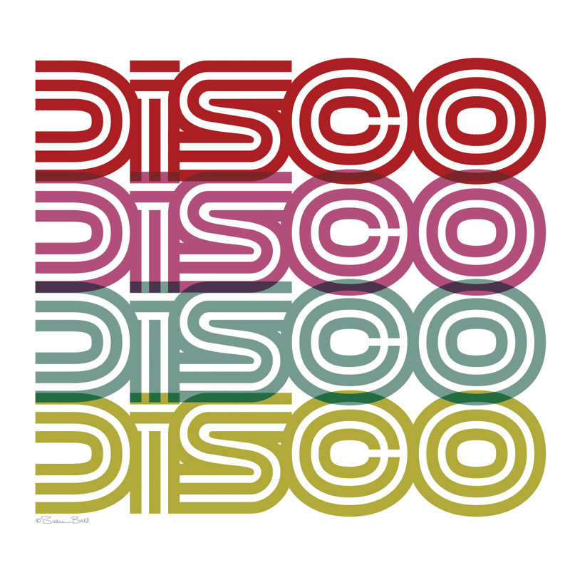 Disco, H 30 po x l 30 po