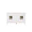 60" Double Sink Bathroom Vanity-White
