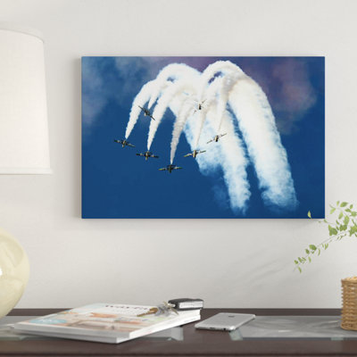 « the united émirats émirats al fursan aerobatic team », reproduction de photo sur toile