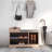 Wood Shoe Rack Bench with Seating Cushion and Drawer-830801301