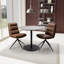 Nysa Round Metal Base Dining Table