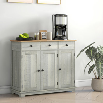 Wynnwood  39.75'' Wide 3 Drawer Sideboard