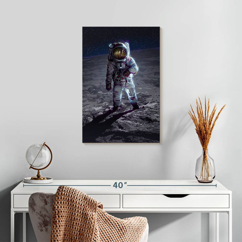 Oberle Apollo 11 Moonlanding, 24" H x 16" W
