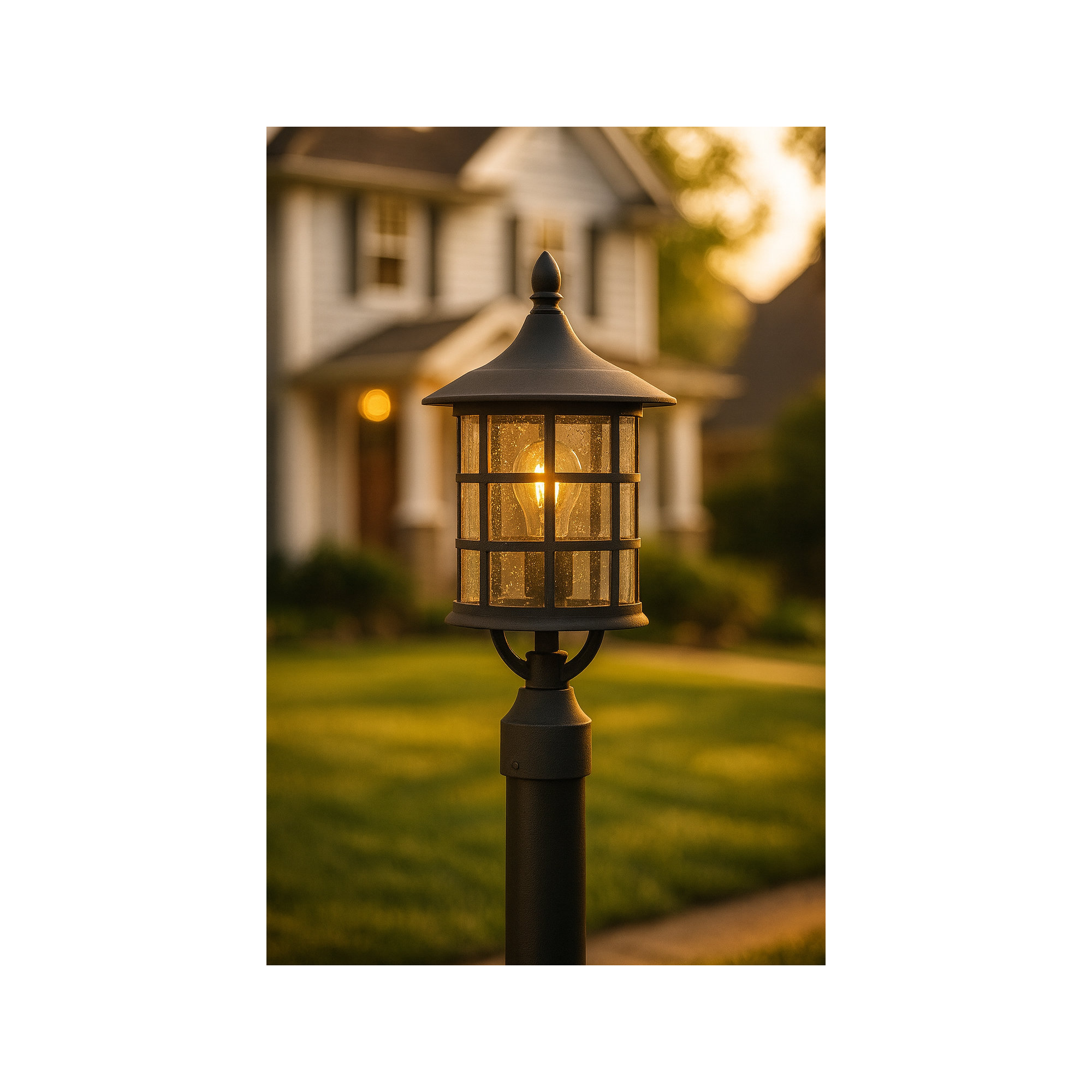 Freeport 1 -Light 20.25" H Hardwired Lantern Head, MED, Black