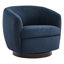 Fauteuil demi-tonneau pivotant rembourré Marcy-101378035