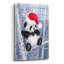 «Christmas Panda» par Makiko, art mural en verre acrylique-1094826426
