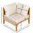 Outdoor 5 Seater V-Shaped Sofa