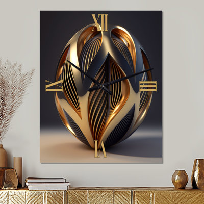 Horloge murale abstraite Op-Art