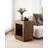 Eymi Manufactured Wood 2-Tier Square End Table