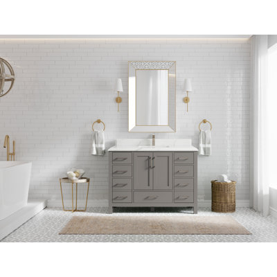 Ensemble de meuble-lavabo simple 48 po Malibu