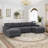 Loette Upholstered Fabric U-Shaped Sectional-1174513007-1204177771