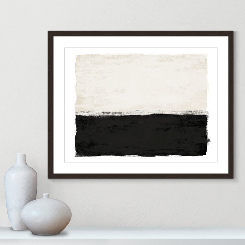 Midnight II - Landscape Version Print par Natalie Carpentieri, Noyer à grain ouvert, L 29,5 po x H 23,5 po, Imprimé mat