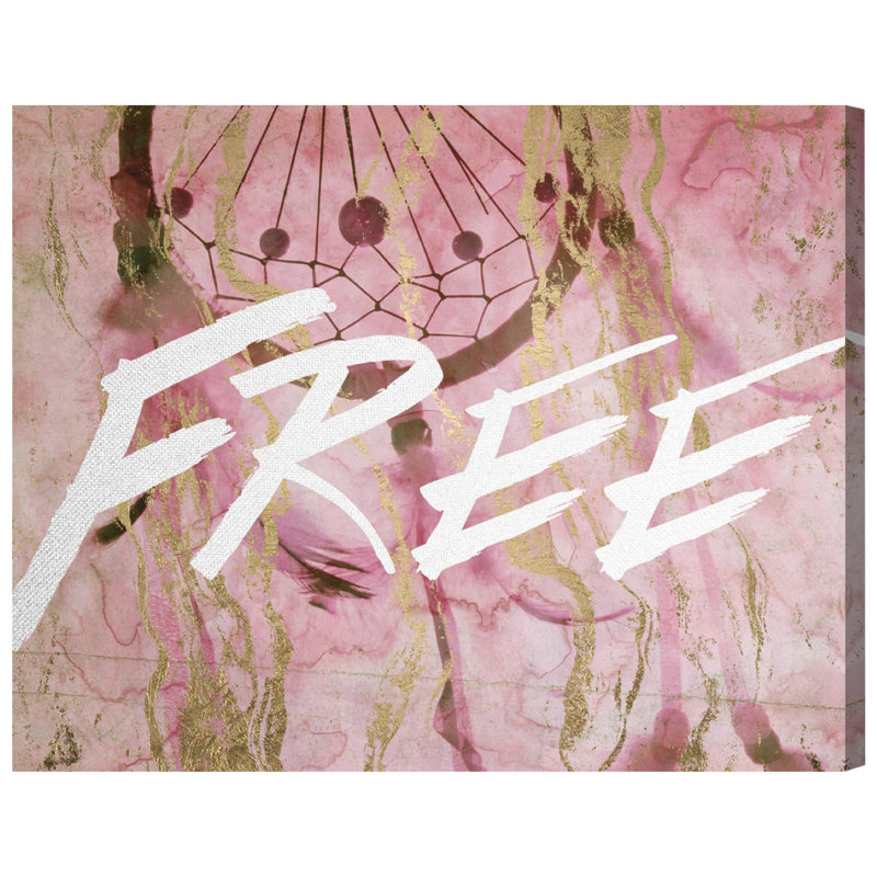 « free », art sur toile Lundys, H 17 po x l 20 po x P 1,5 po