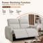 Ensemble de canapé inclinable et moderne en tissu 2 pièces avec fauteuil inclinable et causeuse-87956802