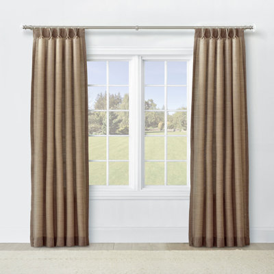 Pershing Semi Sheer Curtain Single Panel