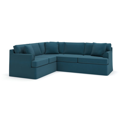Conradina 2-Piece Slipcovered Sectional