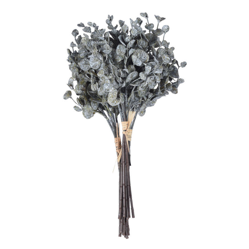 Ensemble de 3 plantes artificielles eucalyptus, Vert