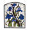 Iris Stained Glass Window