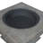 Light-Weight Concrete Wood Burning Square Fire Pit