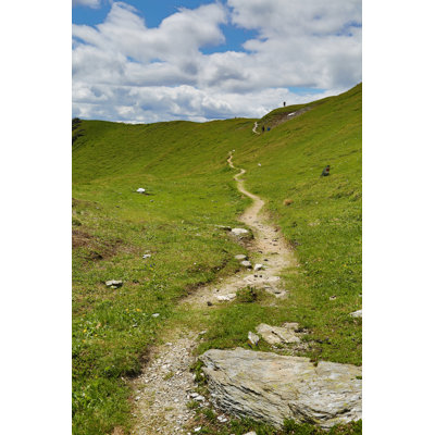 Hilly Landscape Path 1 Piece Wrapped Canvas Wall Art