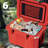 55 Quart Cooler With Wheels, Ice Chests Portable Camping Cooler Holds Ice Up To 6 Days, Leak-proof Outdoor Insulated Cooler With Handle, Cup Holders, Hard Cooler For Camping, Beach, Boat-119484337