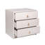 Brook 3 - Drawer Solid Wood Nightstand