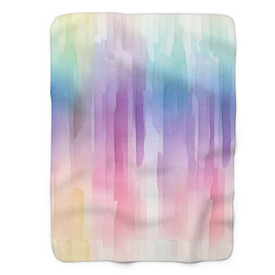 Gentle Ombre Shades - 1 Piece Premium Sherpa Blanket