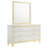 Malcolm White 6-drawer Dresser with Mirror
