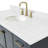 Cambridge 54.25'' Single Bathroom Vanity with Carrara Quartz Top-75152854-101139919