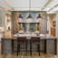 Essence 3-Light Industrial Kitchen Island Pendant Lighting Fixture Linear Chandelier-1700938410