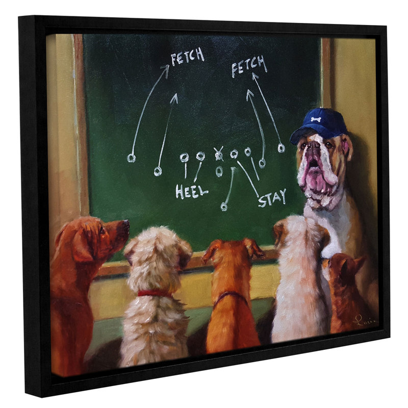 Poynor «Game Plan», reproduction d'impression sur toile tendue, H 8 po x l 10 po x P 2 po