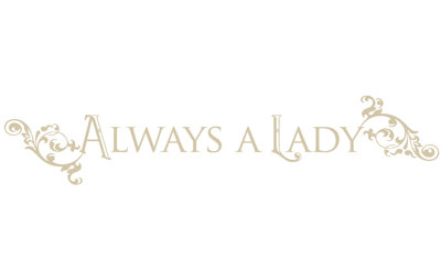 Décalcomanie murale "always a lady"