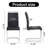 Modern High Back Faux Leather Cantilever Dining Chairs with Metal Base-92179334-98548425-108344481