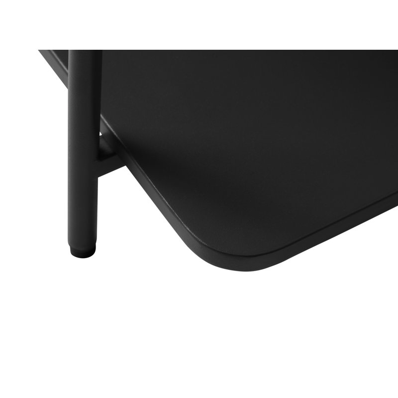 Teige Coffee Table with Storage, Black