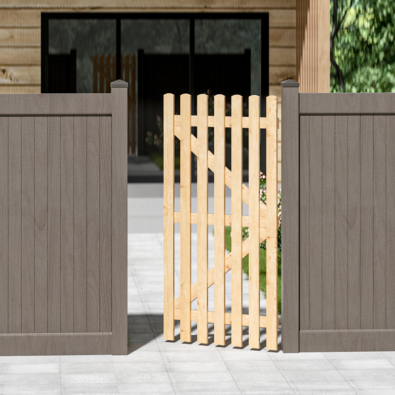 Wood Gate, 180cm H x 90cm W x 3cm W