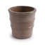 3 pots de fleurs en céramique, pot de fleurs moderne pour patio, jardin ou rebords de fenêtre - jaune antique