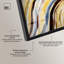 Ensemble de 2 décorations murales boho Godeed Geode Glam Shadowbox par Art Remedy, cadre noir, 25 x 31-700228960-700229022