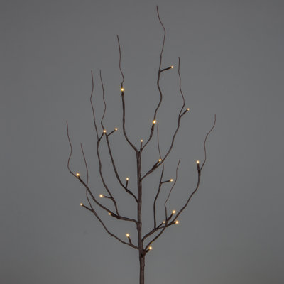 39" Brown LED Branch Set with Timer