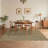 Farmhouse Scalloped Rug Washable Rug with Non Slip TRP Backing, Low Pile Non Shedding Rustic Carpet, Soft Thin Foldable Printed Mat for Living Room Bedroom-660204441-660204443