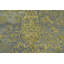 Tapis de salon traditionnel sculpté vert 6 x 9