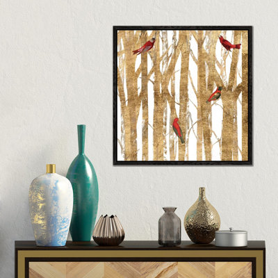 Red Bird Christmas II by Studio W - Gallery-Wrapped Canvas Giclée on Canvas