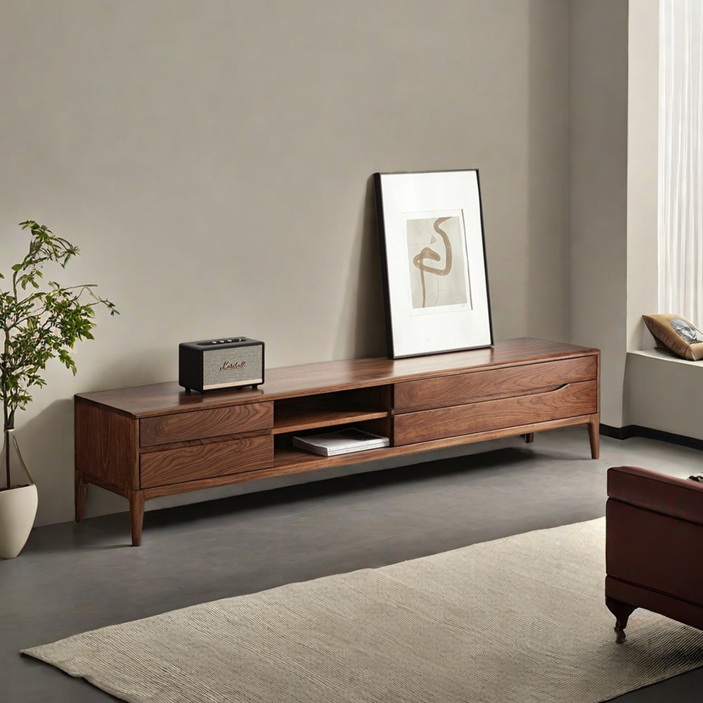 View of LIZIYE Modern Minimalist TV Stand | Wayfair