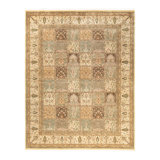 One-of-a-Kind Hayner Hand-Knotted 8'2" x 10'5" Area Rug in Ivory/Brown