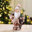 Debout père noël Faux Fur Figurine-33118998
