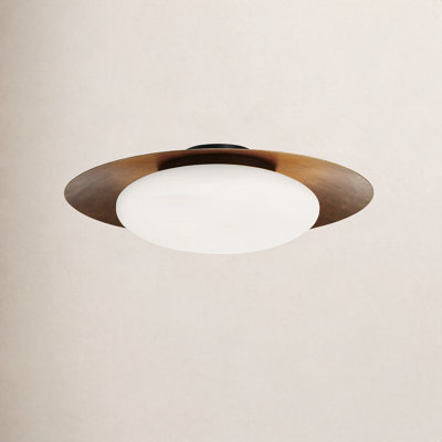Haines Glass LED Flush Mount
