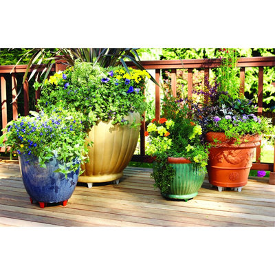 Bosmere Down Under Heavy Duty Plant Stand, Clear, 16in