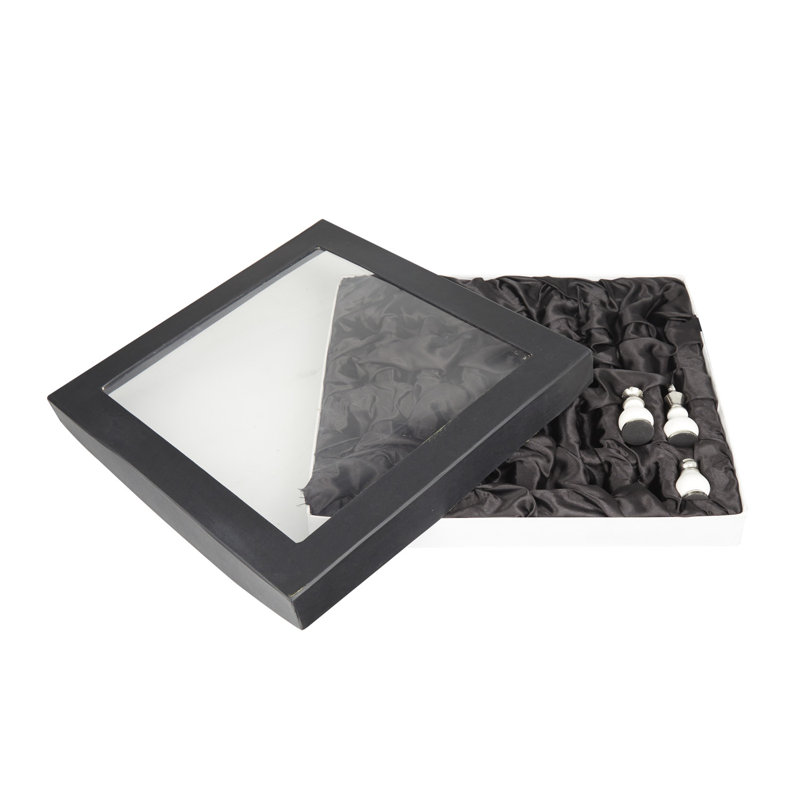 Ensemble de jeu en aluminium Neta, H 4,25 po x L 15,85 po x l 15,85 po, Blanc / argenté