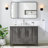 Catrine 48'' Single Bathroom Vanity with Engineered Stone Top